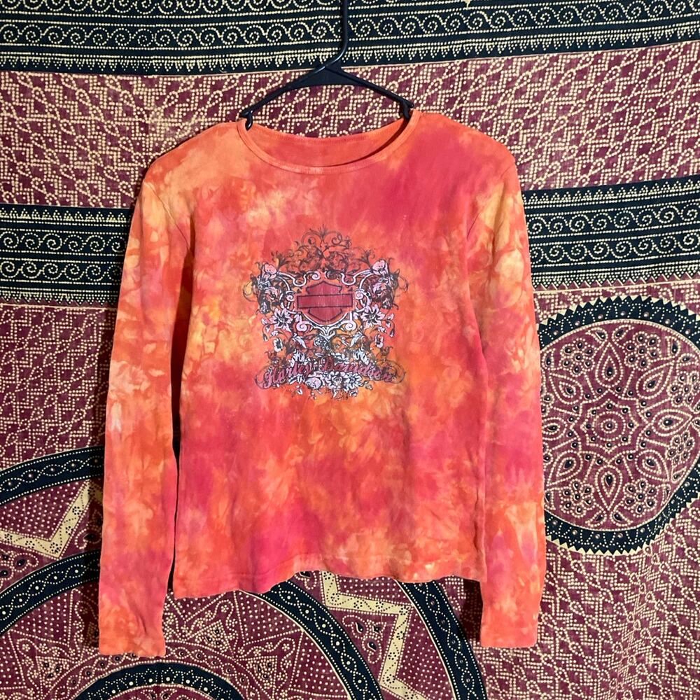 Harley Davidson Vintage Tie Dye Shirt